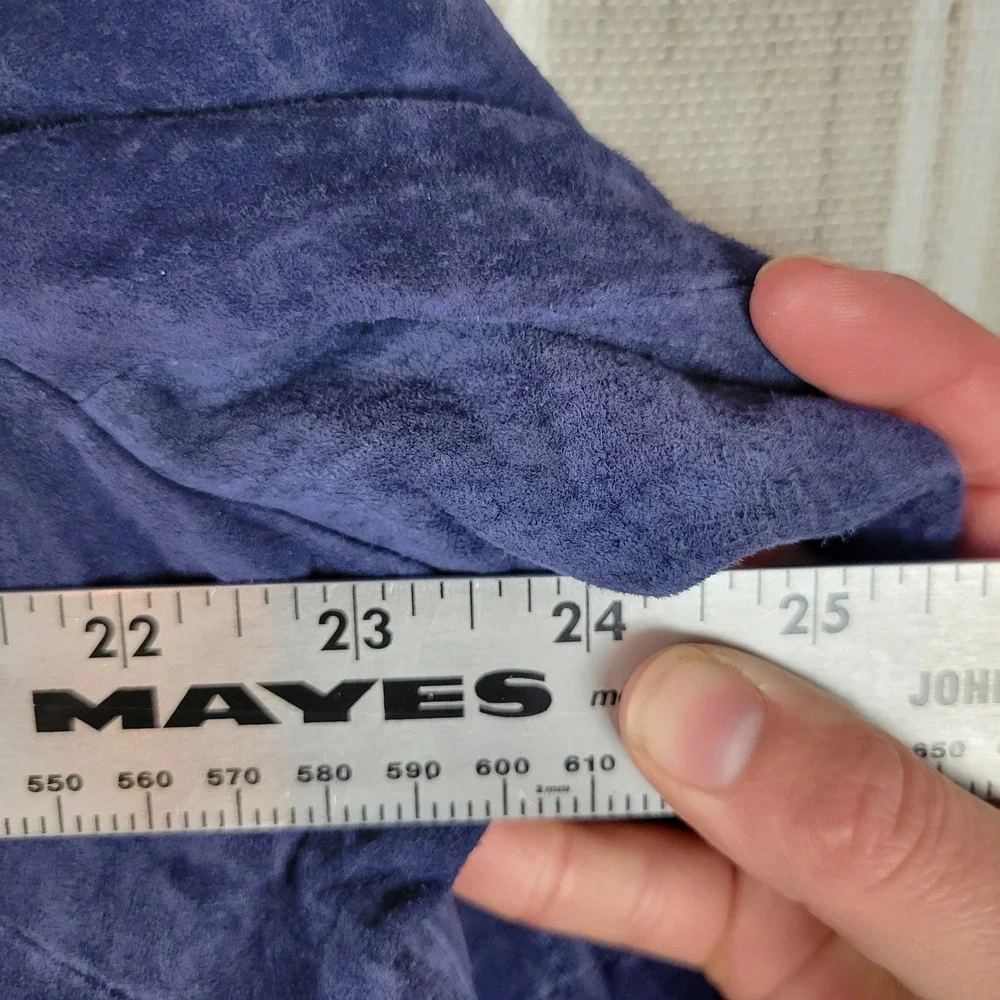 Vintage D&Co Suede Jacket Shacket Blue Purple Size Extra Large‎ - Picture 6 of 11